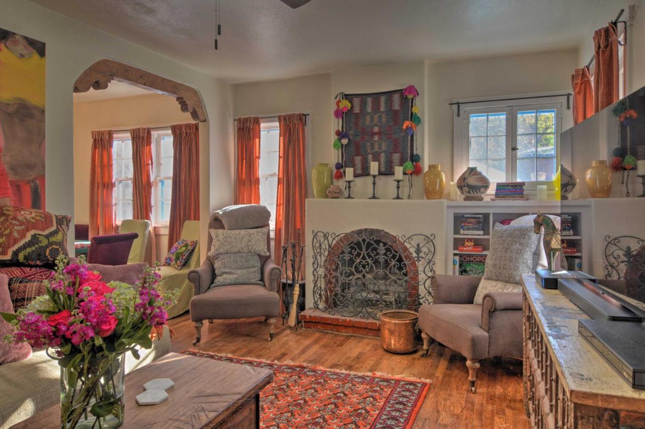 Cozy Adobe Casita 1 Mile To Santa Fe Plaza! Villa Luaran gambar